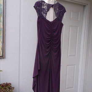 VTG MKS Purple sexy long formal dress 8